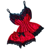 Sexy Lingerie Set Velvet Sleepwear