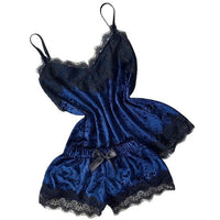 Sexy Lingerie Set Velvet Sleepwear