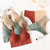 Push Up Sports Bra Set