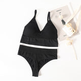 Push Up Sports Bra Set