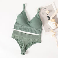 Push Up Sports Bra Set