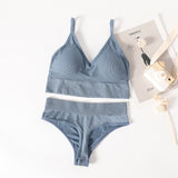 Push Up Sports Bra Set