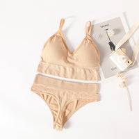 Push Up Sports Bra Set