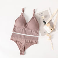 Push Up Sports Bra Set
