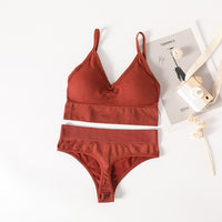 Push Up Sports Bra Set