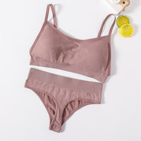 Push Up Sports Bra Set