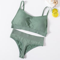 Push Up Sports Bra Set