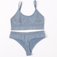 Push Up Sports Bra Set