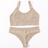 Push Up Sports Bra Set
