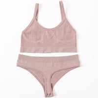 Push Up Sports Bra Set