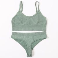 Push Up Sports Bra Set