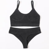 Push Up Sports Bra Set